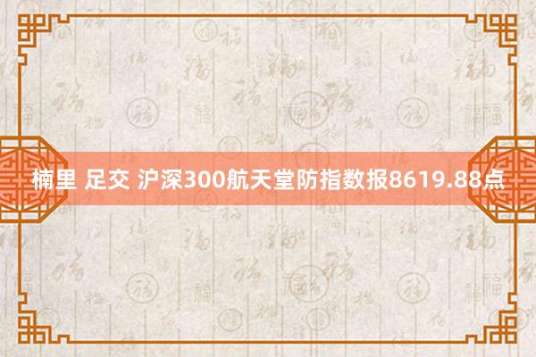 楠里 足交 沪深300航天堂防指数报8619.88点