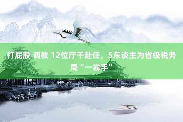 打屁股 调教 12位厅干赴任，5东谈主为省级税务局“一霸手”