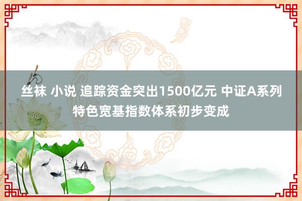 丝袜 小说 追踪资金突出1500亿元 中证A系列特色宽基指数体系初步变成