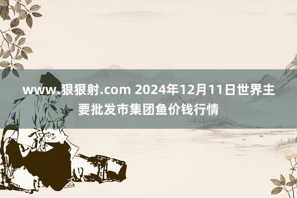 www.狠狠射.com 2024年12月11日世界主要批发市集团鱼价钱行情