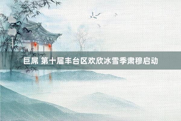 巨屌 第十届丰台区欢欣冰雪季肃穆启动