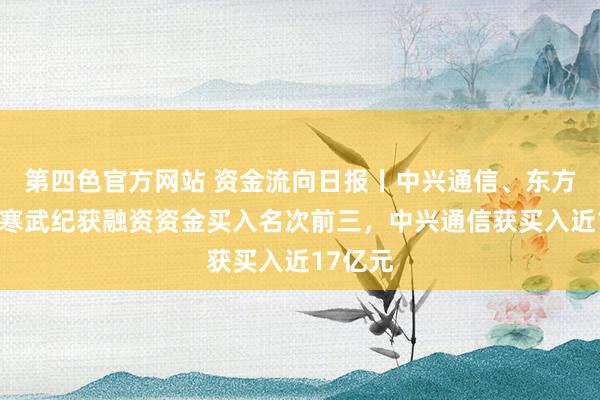 第四色官方网站 资金流向日报丨中兴通信、东方钞票、寒武纪获融资资金买入名次前三，中兴通信获买入近17亿元